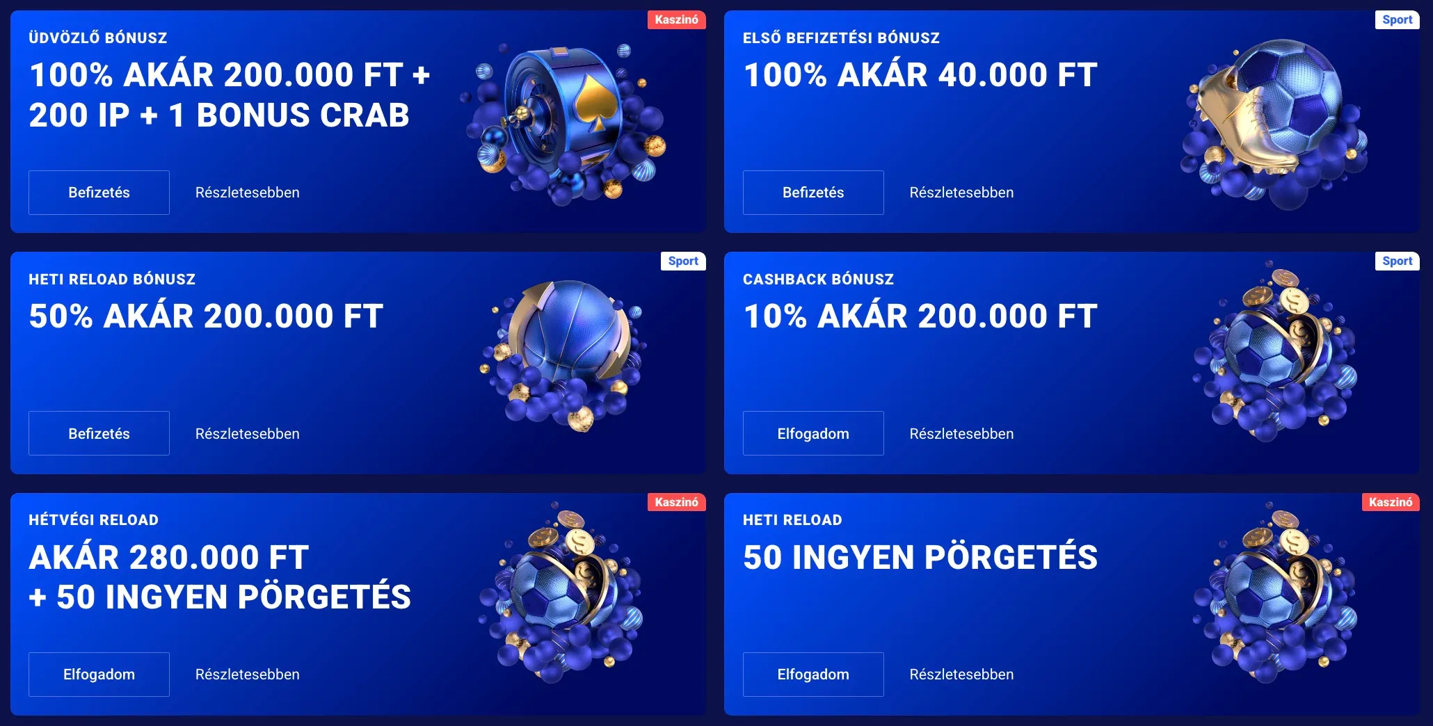 Promóciók a Frumzi casino